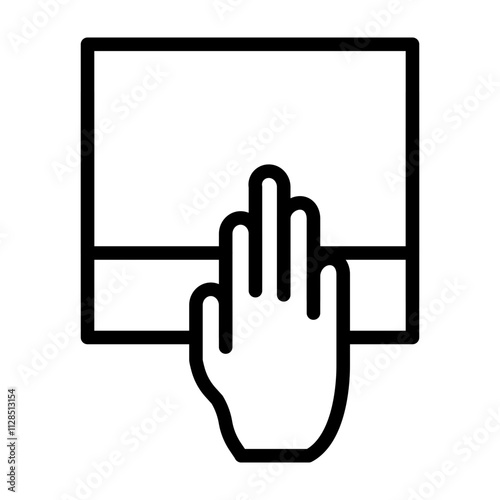 Dusting Vector Icon Design