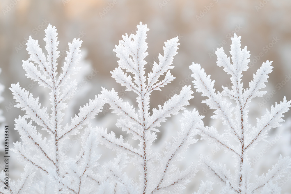 frost on the branches frost on the branches