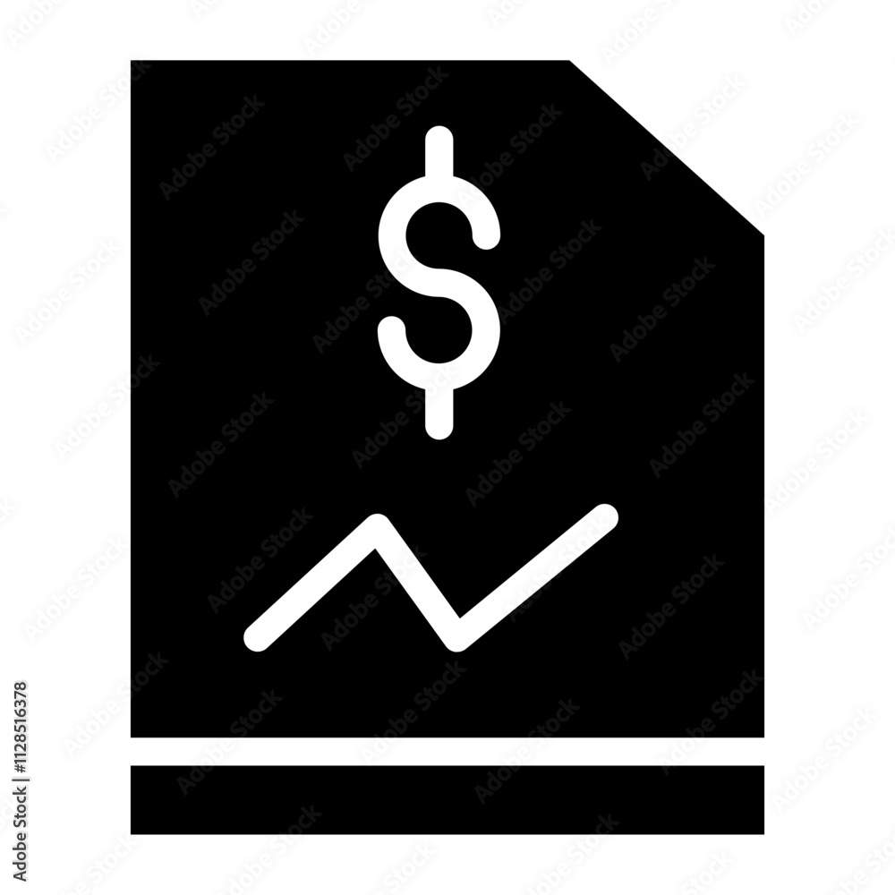 Chart Graph Diagram Glyph Icon Chart Graph Diagram Glyph Icon