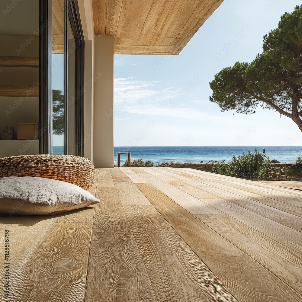 Obraz premium view of a room with a view