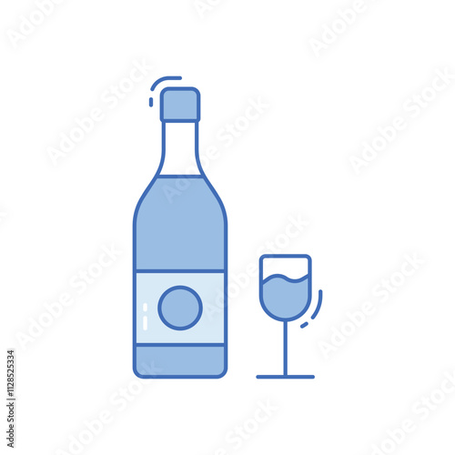 Whiskey vector icon
