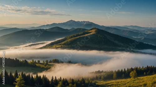 Fog in nature