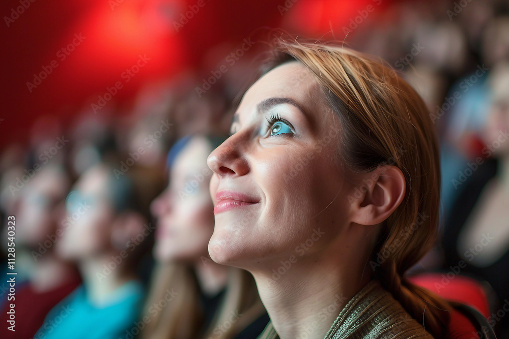 Fototapeta premium Theater spectacle with audience generative ai