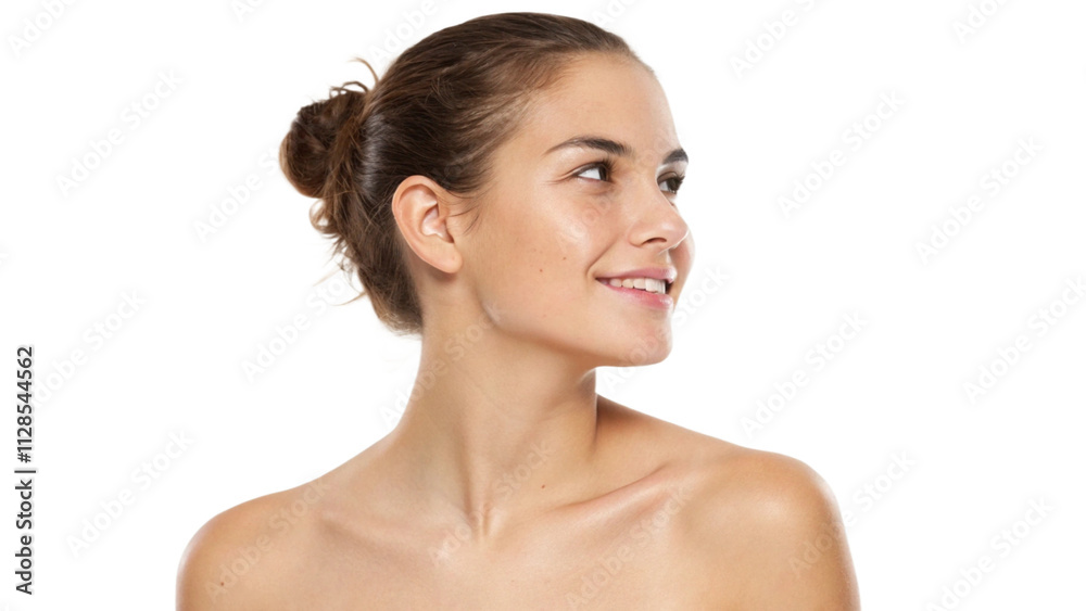 Young woman with beautiful face. Skin care treatment Young woman with beautiful face. Skin care treatment