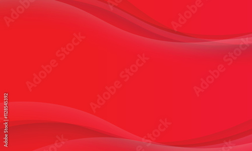 Abstract red wave background design.