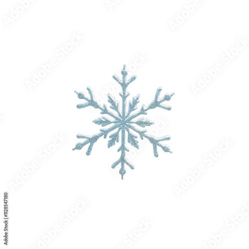 Blue snowflake graphic or Digital snowflake design if you want to emphasize the digital aspect