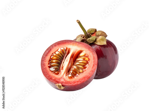 tamarillo isolated on transparent background
 photo