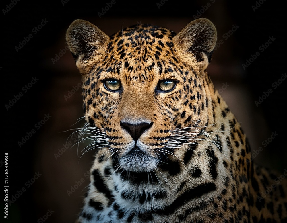Obraz premium Portrait of a Beautiful Leopard