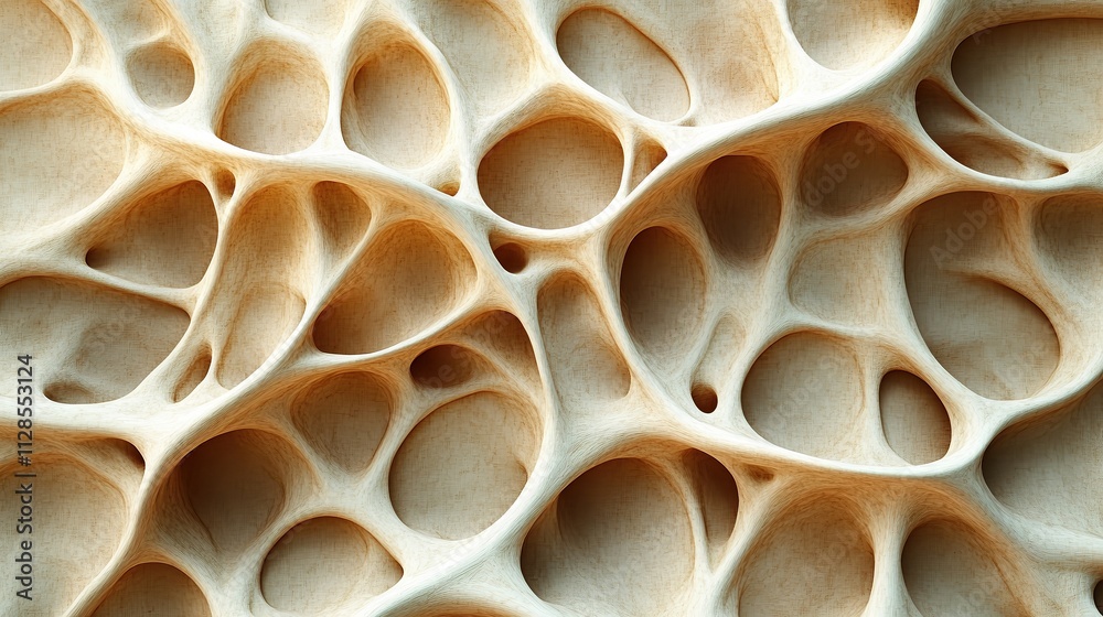 A close-up of porous bone structure displays intricate patterns, symbolizing biology, anatomy, and the natural design of organic materials. A close-up of porous bone structure displays intricate patterns, symbolizing biology, anatomy, and the natural design of organic materials.