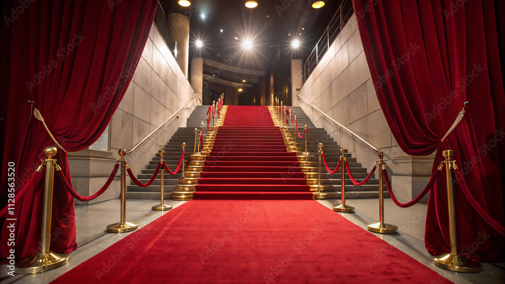 red carpet with a carpet red carpet with a carpet