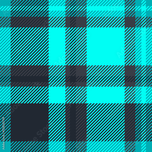 Clan textile seamless pattern, livingroom texture tartan fabric. Grungy background vector check plaid in dark and bright colors.
