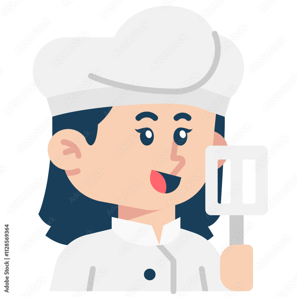 Female Courier Job Black Fill Icon Female Courier Job Black Fill Icon