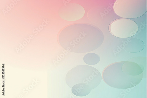 Soft Pastel Gradient with Bokeh Light Effect, Abstract Blurred Background for Creative Design Projects
