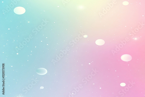 Soft Pastel Gradient with Bokeh Light Effect, Abstract Blurred Background for Creative Design Projects