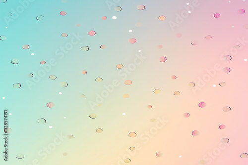 Soft Pastel Gradient with Bokeh Light Effect, Abstract Blurred Background for Creative Design Projects