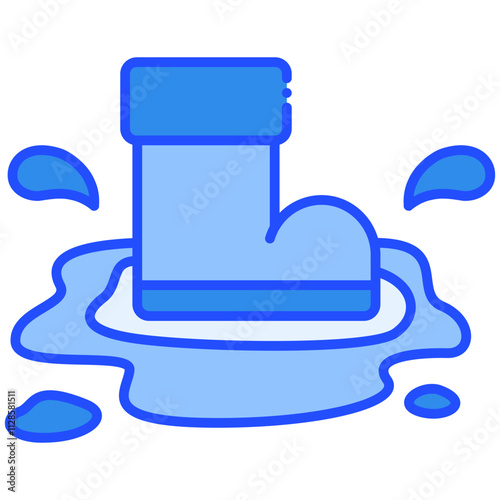 Puddle Blue Icon