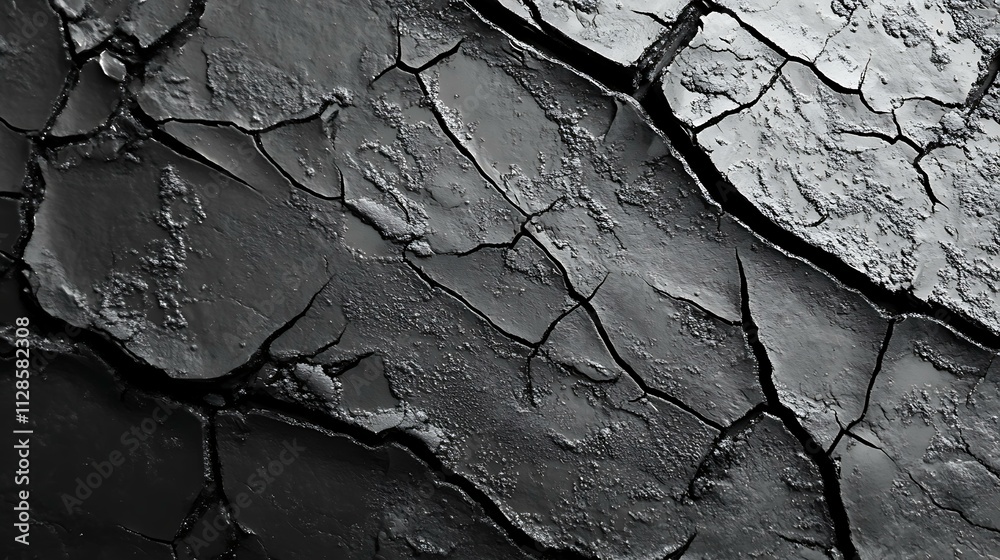 Abstract texture of cracked ice on a frozen lake Abstract texture of cracked ice on a frozen lake