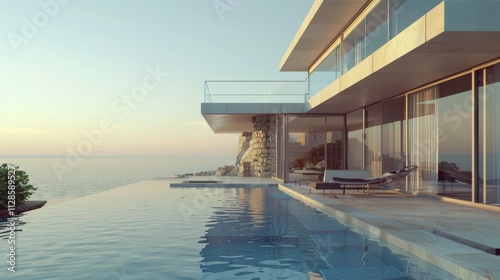 Seaside detached villa with pool and large terrace