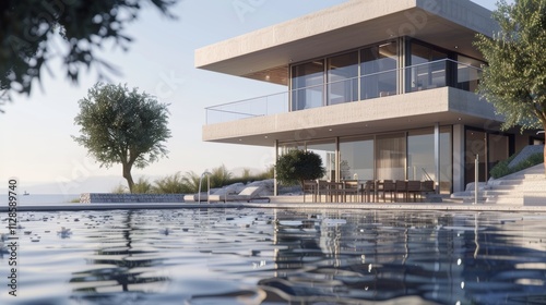 Seaside detached villa with pool and large terrace