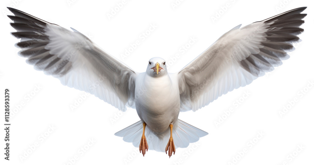 Obraz premium PNG Gull bird seagull animal flying.