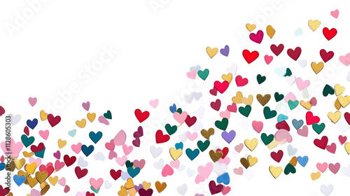 Heart confetti