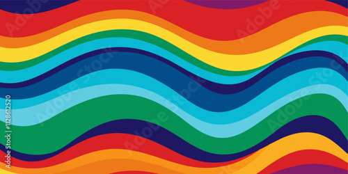 Colorful abstract background featuring dynamic, flowing shapes and vibrant colors, creating a visually appealing design with a sense of movement and energy