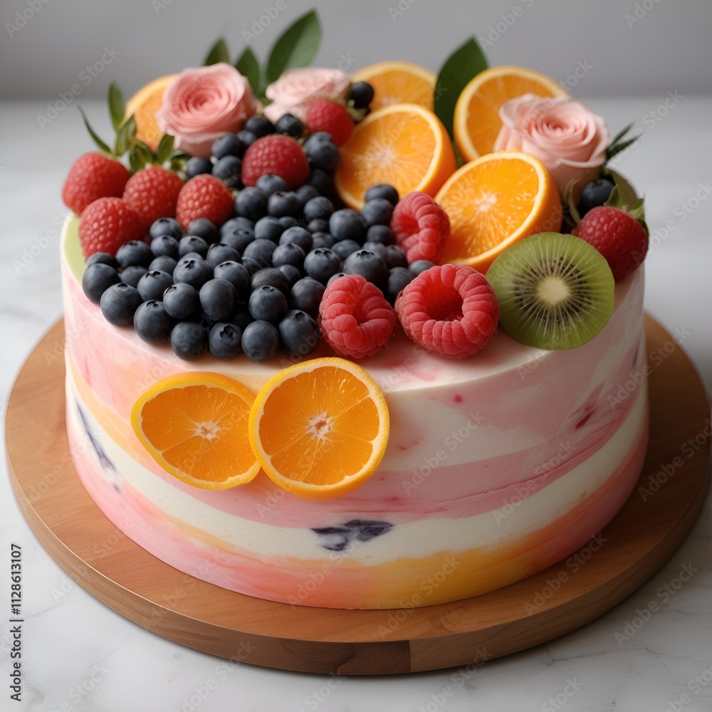 Fruit loaded cake Fruit loaded cake