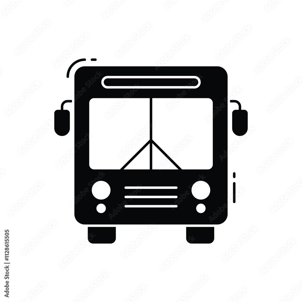 Bus vector icon Bus vector icon