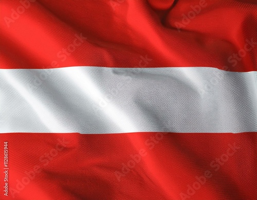 Flag of Austria. Fabric texture of the flag of Austria.