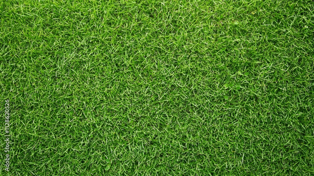 Obraz premium A close-up view of lush green grass, showcasing its texture and vibrant color.
