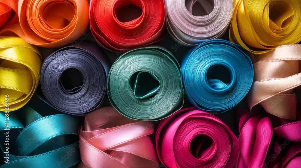 Colorful Rolls Of Satin Ribbon Variety Pack Colorful Rolls Of Satin Ribbon Variety Pack