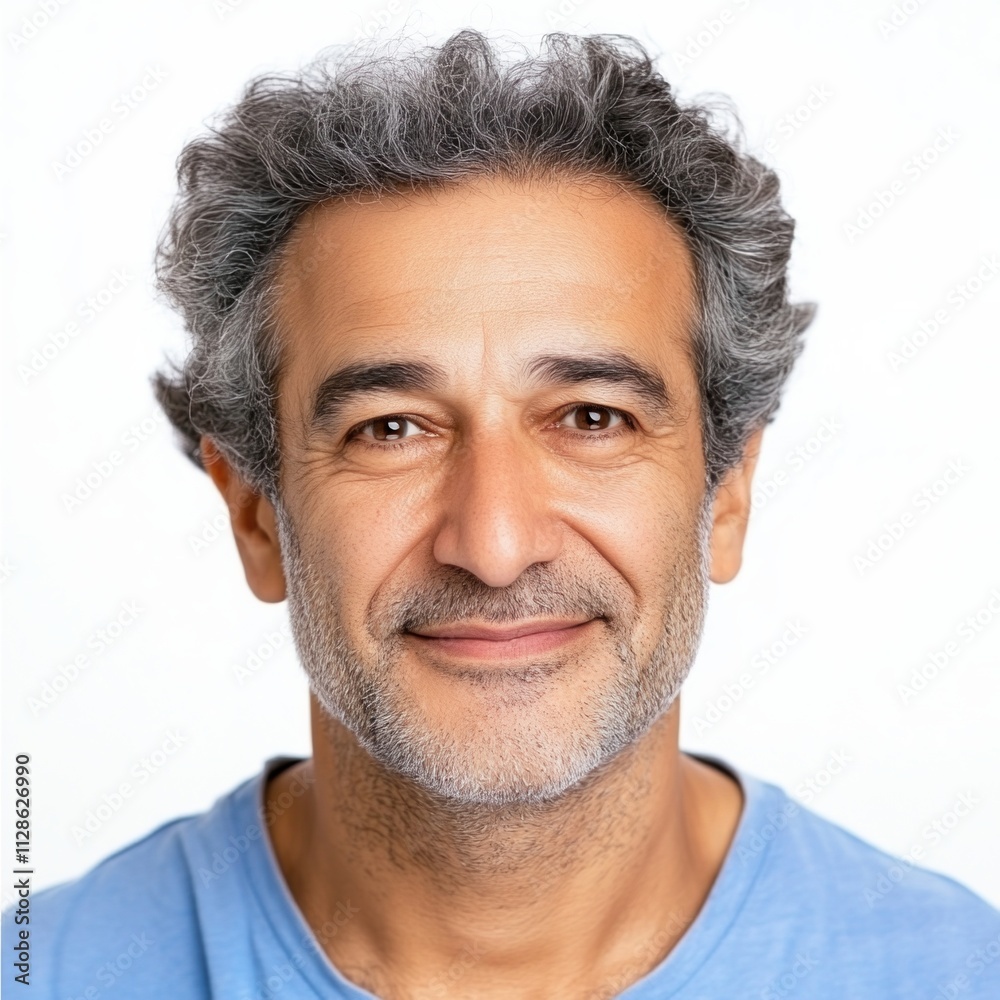 Obraz premium Portrait of Middle-Aged Man