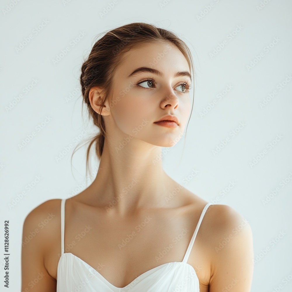 Elegant Russian Ballet Dancer Portrait Elegant Russian Ballet Dancer Portrait