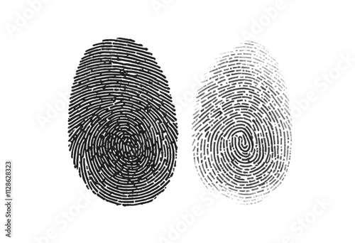  human ink fingerprint set  photo