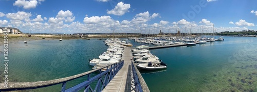 Obraz na płótnie Port et bateaux à Camaret en Bretagne Finistère France w salonie