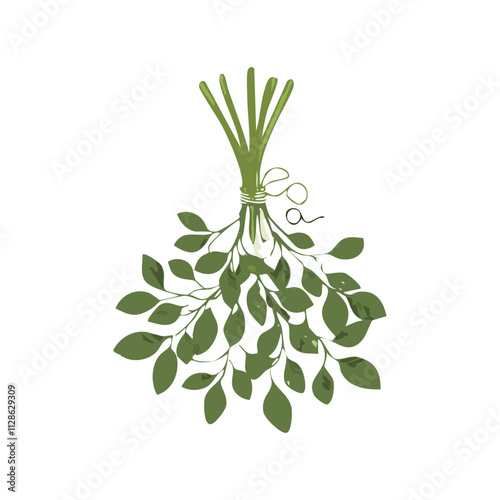 Christmas Mistletoe Sketch Celebration Decoration Winter Event Festival of X-Mas
