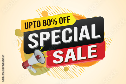 Special offer final sale tag. Banner design template for marketing. Special offer promotion or retail. background banner modern graphic design for store shop, online store, website, landing page

