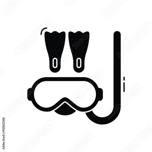 Diving vector icon