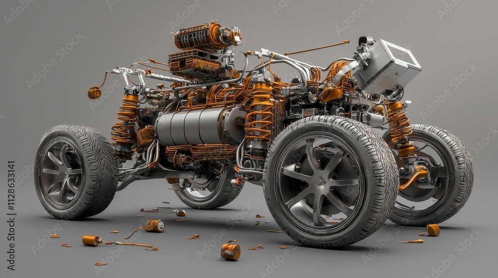 Exploring a cross-sectional model of internal structures in automotive technology a detailed visual analysis of components and design Exploring a cross-sectional model of internal structures in automotive technology a detailed visual analysis of components and design