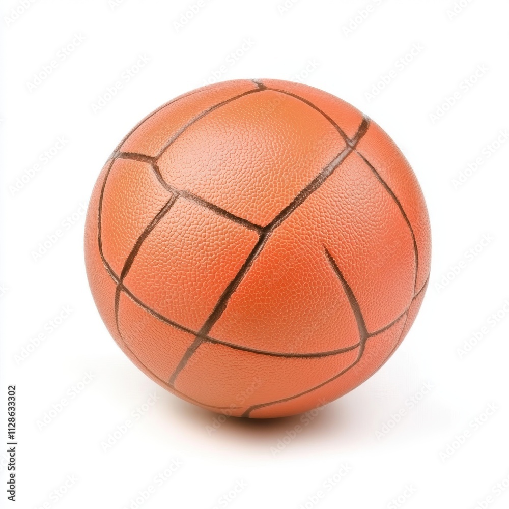 Handball isolated on white background, angled view Handball isolated on white background, angled view