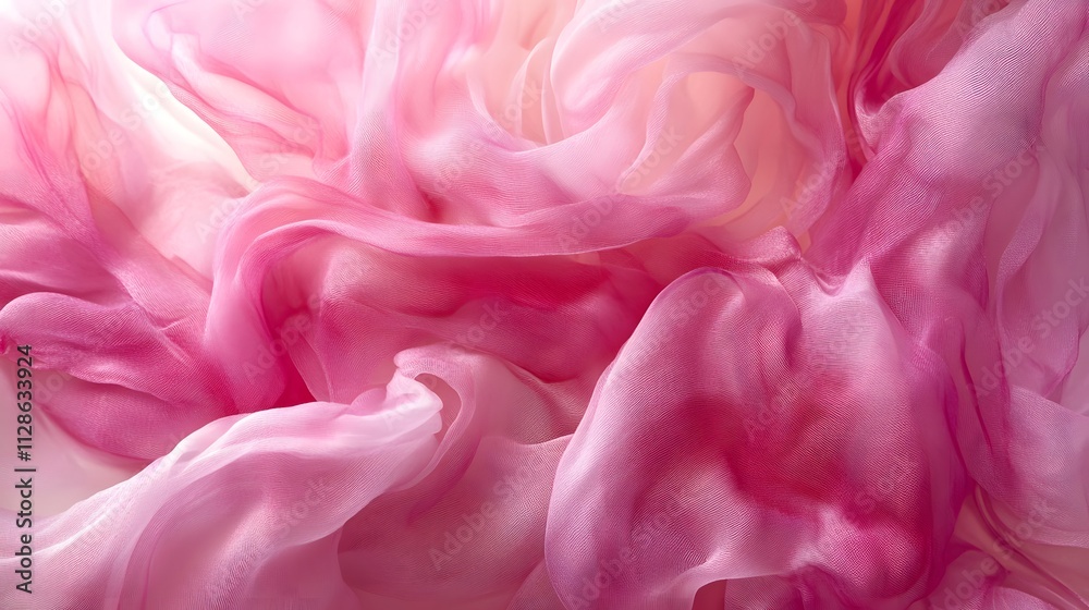 Fototapeta premium Abstract pink fabric texture background.