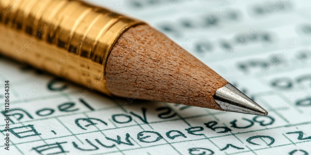 Close up of Pencil on Investment Strategy Notepad Close up of Pencil on Investment Strategy Notepad