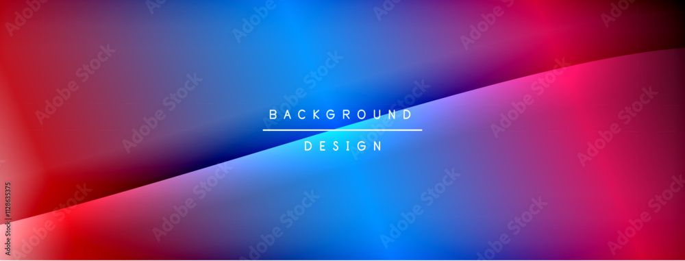 Fototapeta premium Gradient and shadow wave line geometric background. Vector Illustration For Wallpaper, Banner, Background, Card, Book Illustration, landing page