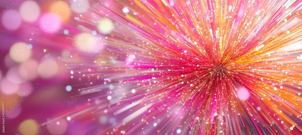 Microscopic View Of Vibrant Explosion, Colorful, Dynamic Energy, Abstract Background, Wallpaper Microscopic View Of Vibrant Explosion, Colorful, Dynamic Energy, Abstract Background, Wallpaper