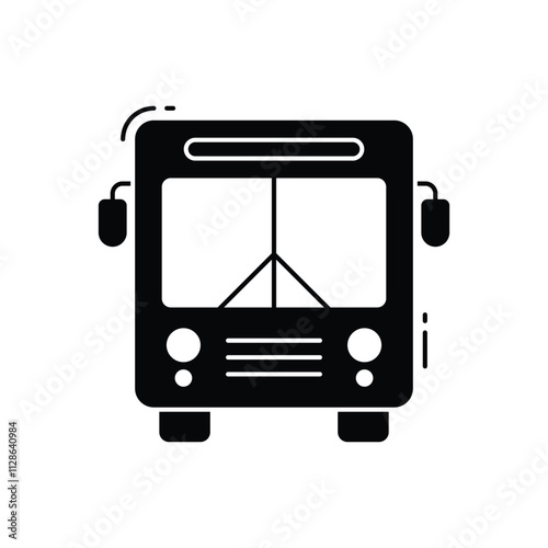 Bus vector icon