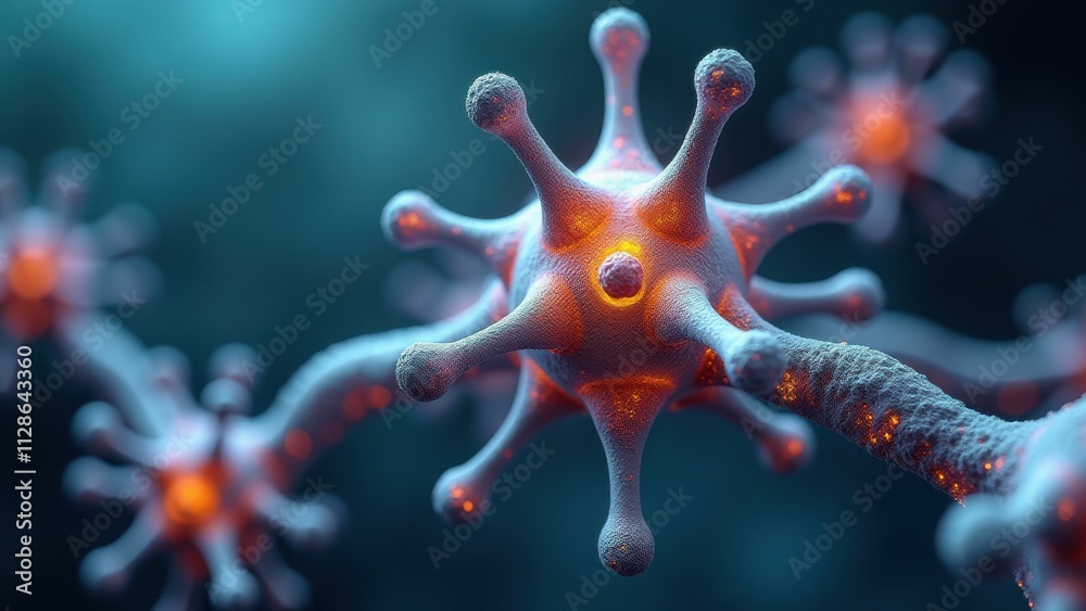 Artistic representation of red DNA strands entangled with glowing particles, symbolizing the complexity of genetic engineering Artistic representation of red DNA strands entangled with glowing particles, symbolizing the complexity of genetic engineering