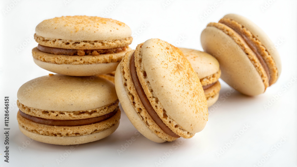 macaroons isolated on white background macaroons isolated on white background