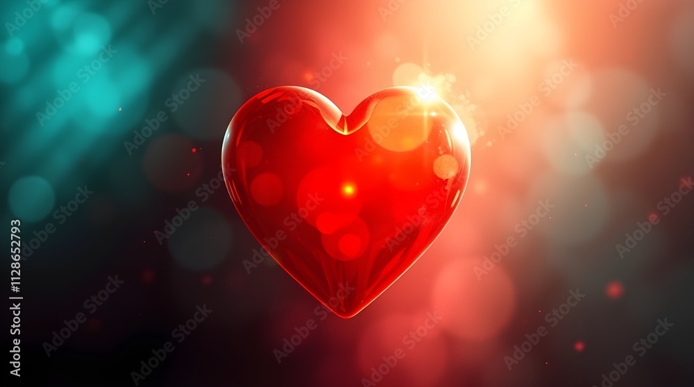 Vibrant glowing love red heart on dynamic colorful smoke background, valentines day romantic abstract digital connection bonding special valentine romance wallpaper Vibrant glowing love red heart on dynamic colorful smoke background, valentines day romantic abstract digital connection bonding special valentine romance wallpaper