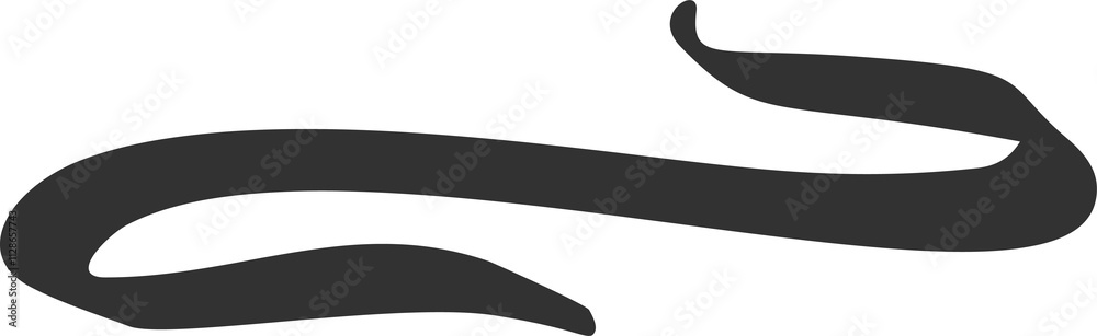 Swirl line. Swashes and flourish underline. Hand drawn calligraphic elegant swoosh. Curve vintage brush stroke. Squiggle scrolling element. Simple doodle wavy shape Swirl line. Swashes and flourish underline. Hand drawn calligraphic elegant swoosh. Curve vintage brush stroke. Squiggle scrolling element. Simple doodle wavy shape