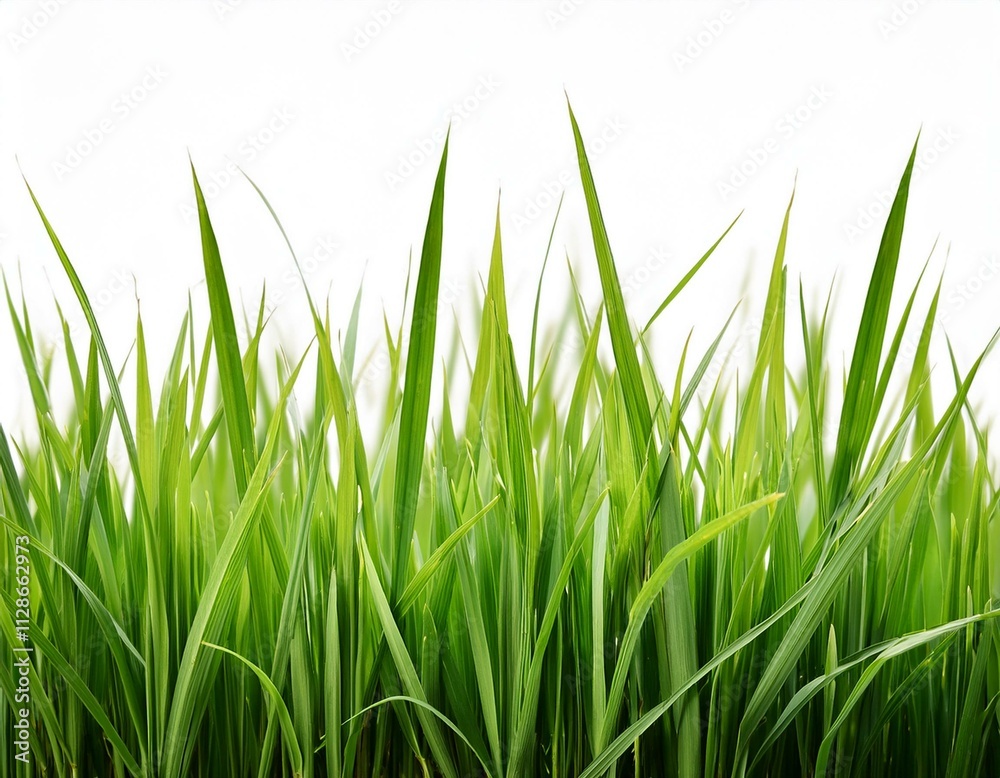 grass background with dew dropping on white background grass background with dew dropping on white background